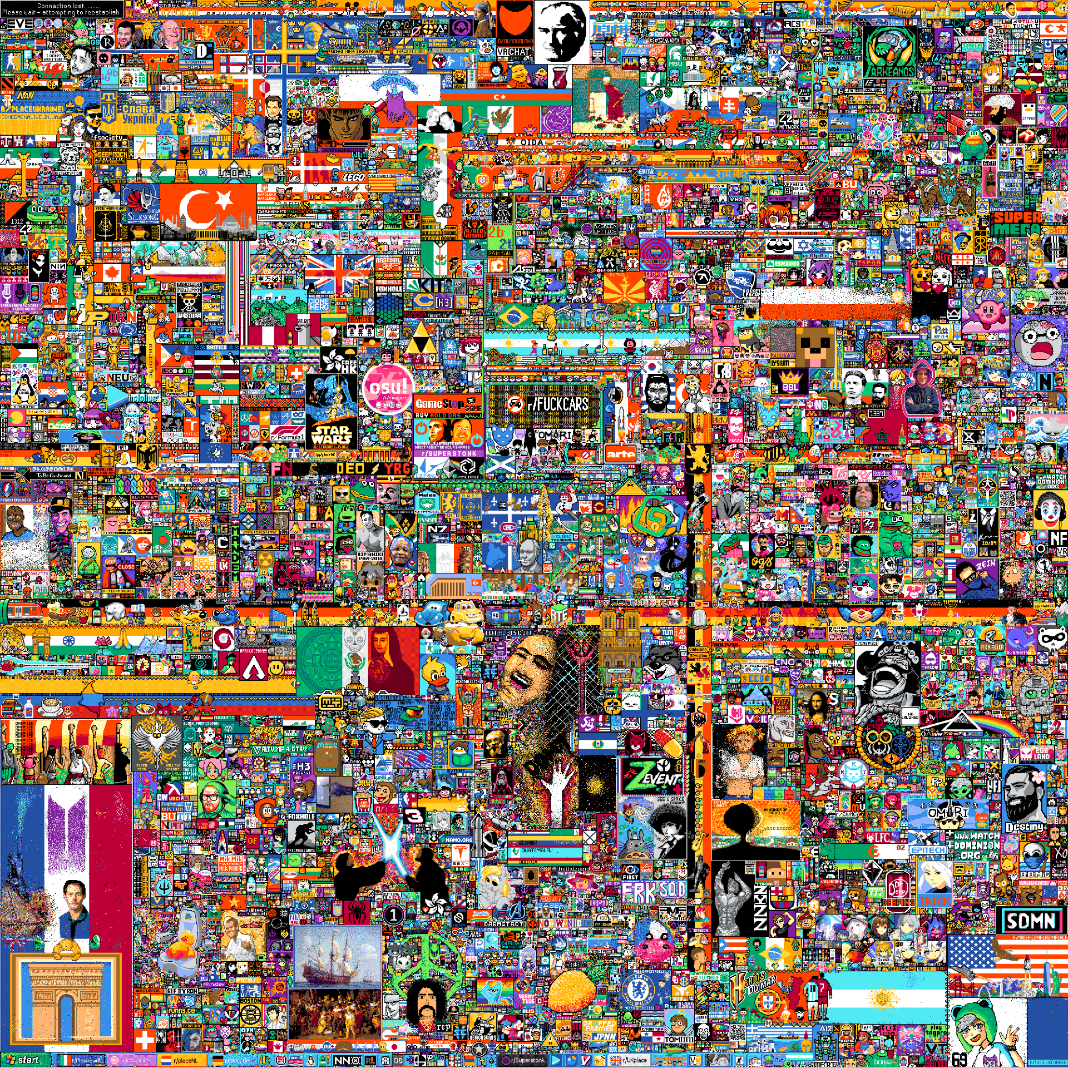 Reddit pixel canvas