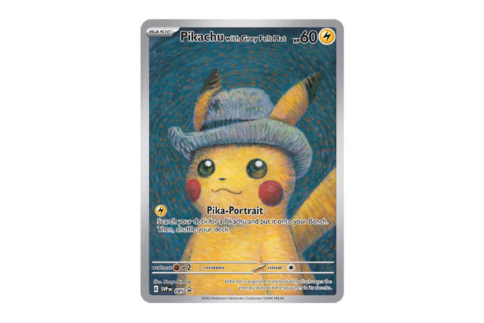 Van Gogh Pikachu Card